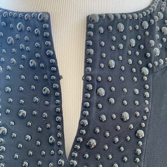 St.John Knits Silk Tunic Top with Beading Size Xsmall - Picture 4 of 7